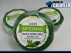 Jabón de hojas de guayaba y menta |Jabones Pequeña|